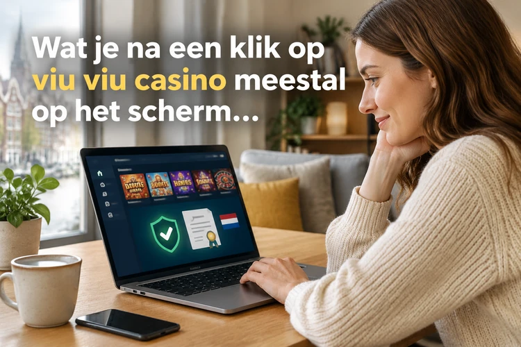 Wat je na een klik op viu viu casino meestal op het scherm ziet