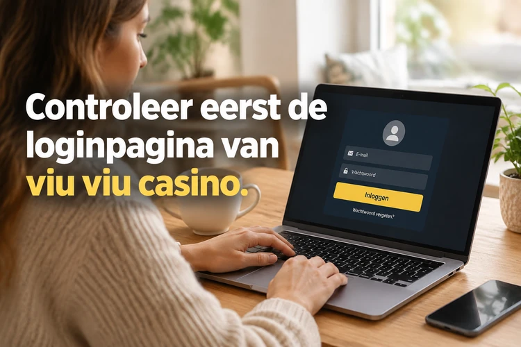 Controleer eerst de loginpagina van viu viu casino