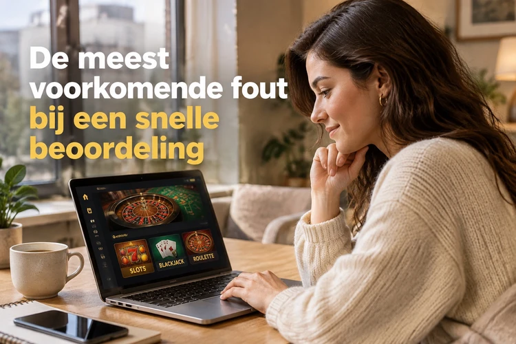 De meest voorkomende fout bij een snelle beoordeling